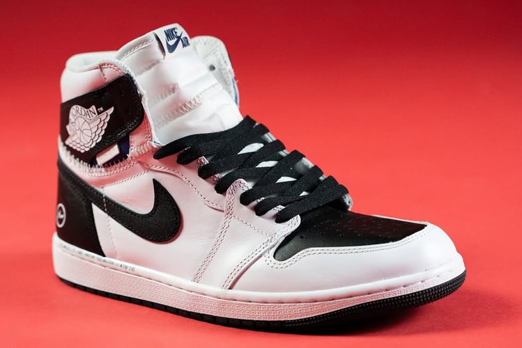Closer Look at the fragment design x Union LA x Air Jordan 1 High OG "Black/White"
