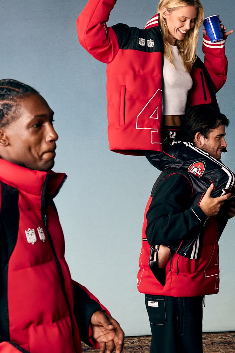 Kristin Juszczyk's Off Season Expands NFL Puffer Collection with New Teams Chicago Bears, New York Jets, Minnesota Vikings, Denver Broncos, Seattle Seahawks, Washington Commanders, and Pittsburgh Steelers San Francisco 49ers, Kansas City Chiefs, Philadelphia Eagles, Detroit Lions, Buffalo Bills, and Green Bay Packers Team and Player Puffer Vests and Jacket Patrick Mahomes, Jalen Hurts, Saquon Barkley, Josh Allen