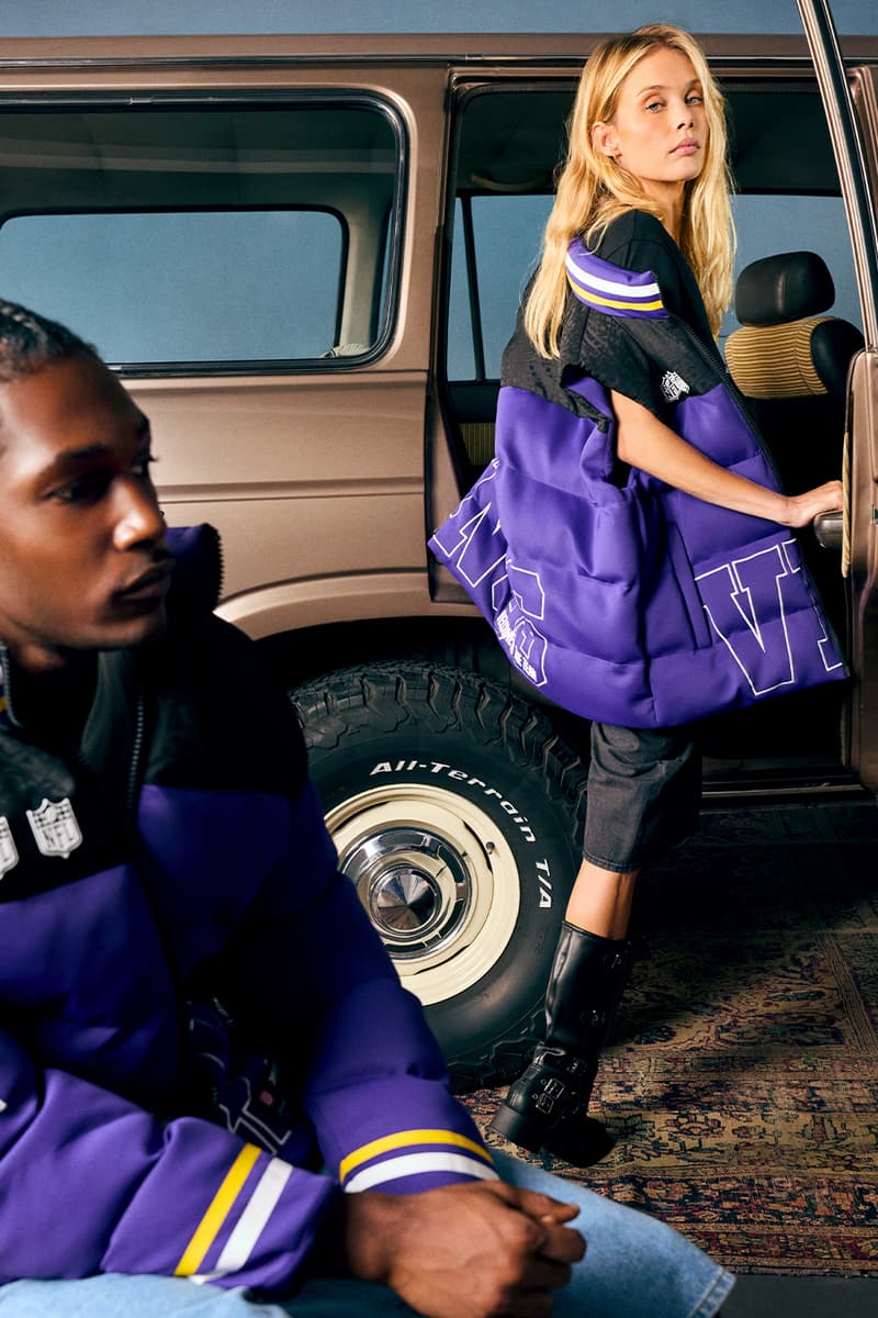 Kristin Juszczyk's Off Season Expands NFL Puffer Collection with New Teams Chicago Bears, New York Jets, Minnesota Vikings, Denver Broncos, Seattle Seahawks, Washington Commanders, and Pittsburgh Steelers San Francisco 49ers, Kansas City Chiefs, Philadelphia Eagles, Detroit Lions, Buffalo Bills, and Green Bay Packers Team and Player Puffer Vests and Jacket Patrick Mahomes, Jalen Hurts, Saquon Barkley, Josh Allen