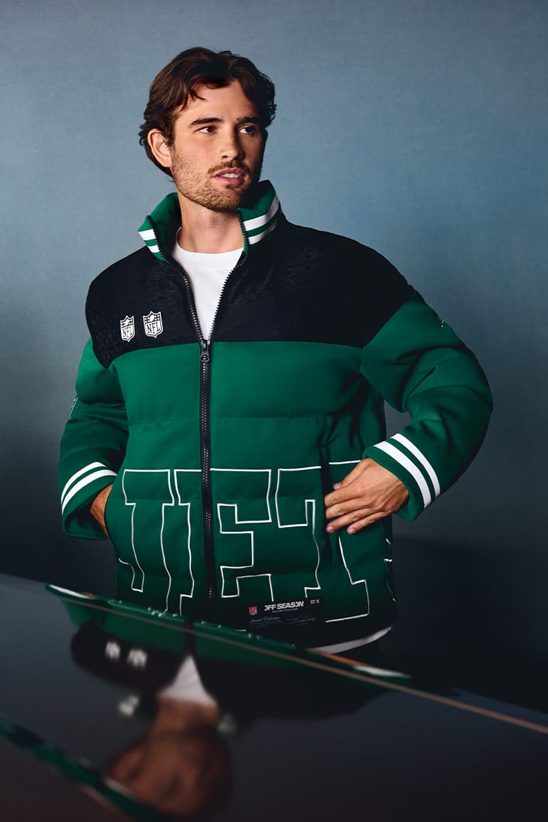 Kristin Juszczyk's Off Season Expands NFL Puffer Collection with New Teams Chicago Bears, New York Jets, Minnesota Vikings, Denver Broncos, Seattle Seahawks, Washington Commanders, and Pittsburgh Steelers San Francisco 49ers, Kansas City Chiefs, Philadelphia Eagles, Detroit Lions, Buffalo Bills, and Green Bay Packers Team and Player Puffer Vests and Jacket Patrick Mahomes, Jalen Hurts, Saquon Barkley, Josh Allen