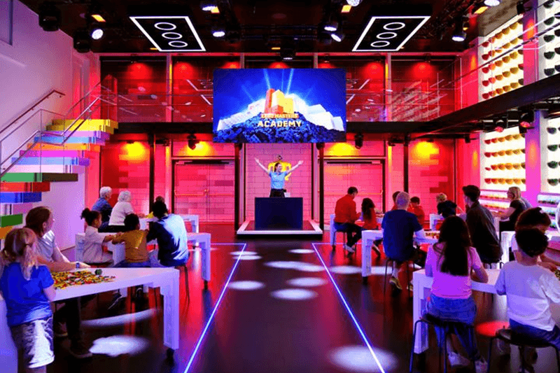 The LEGO Masters Academy is now open at LEGO House in Billund, Denmark. Immersive Lego Experience, “Build Me Up”, “Around the Bricks We Go”.