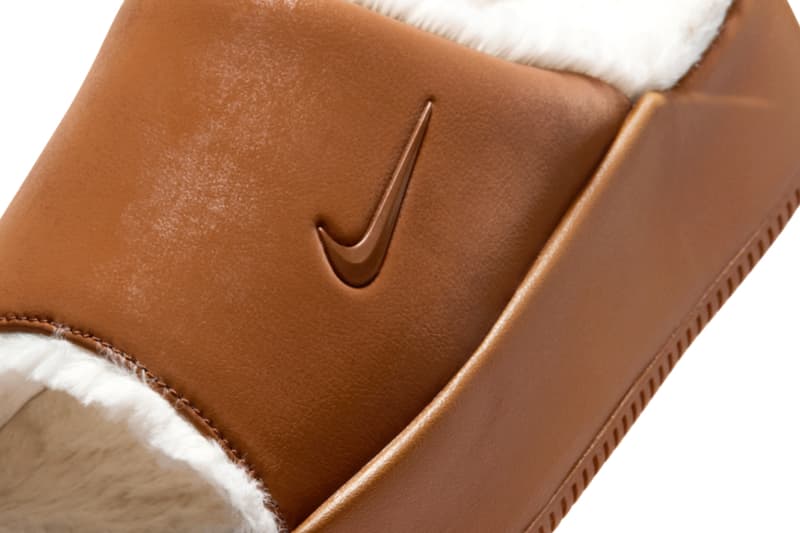 nike calm elevation slide light british tan HV8560-200 release info