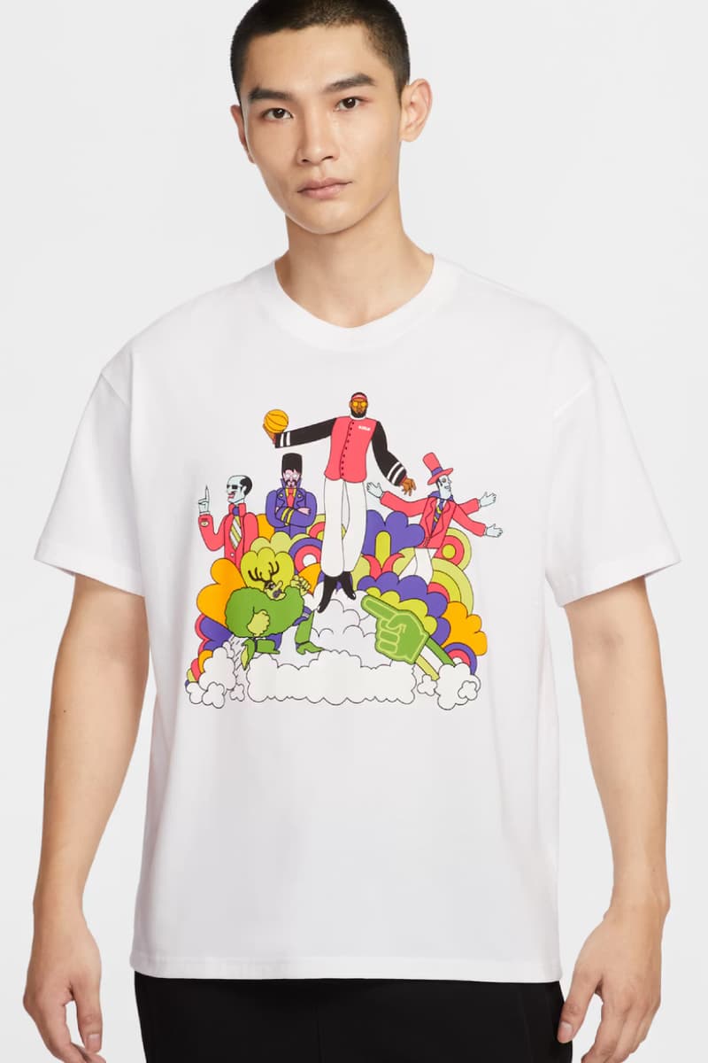 Take a First Look at the Graphic T-Shirts Accompanying Each Nike LeBron 23 Sneaker Release mvp nba basketball los angeles lakers king james lbj