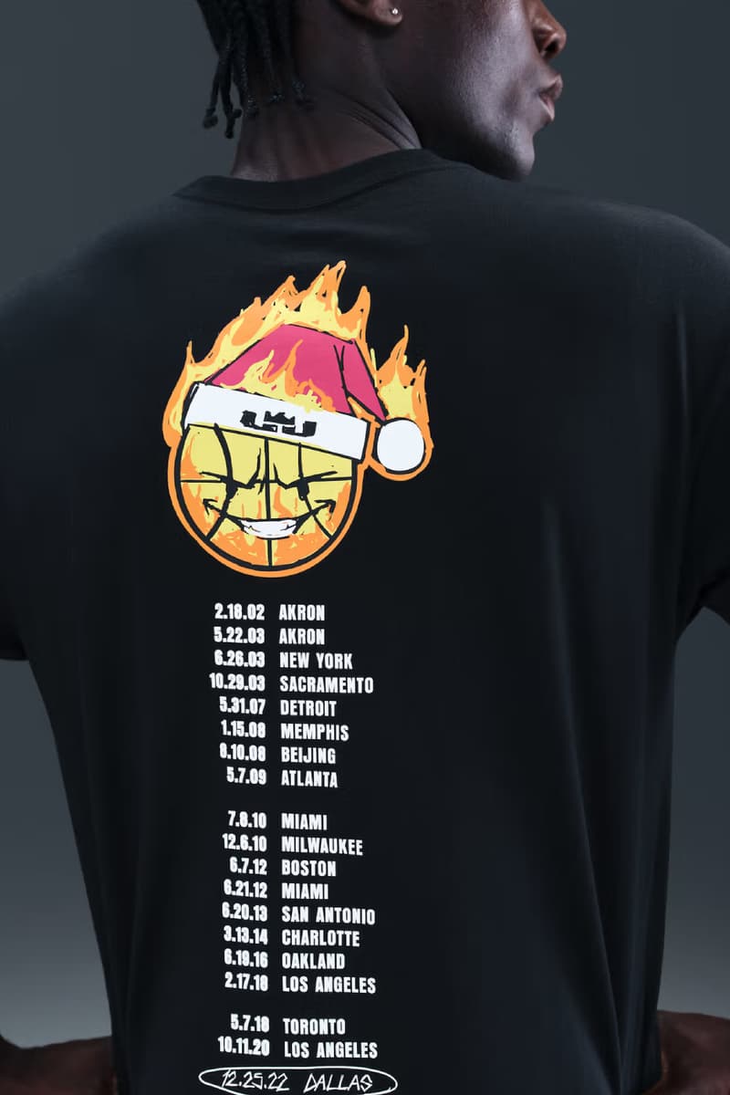 Take a First Look at the Graphic T-Shirts Accompanying Each Nike LeBron 23 Sneaker Release mvp nba basketball los angeles lakers king james lbj