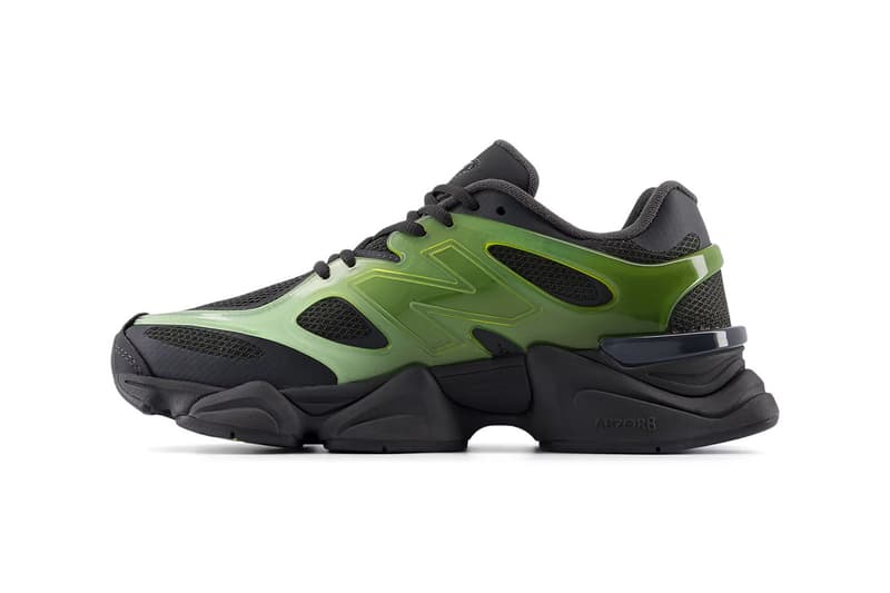 New Balance 9060 X Releases in Two Futuristic Colorways U9060IDG green/black U9060ISA silver black