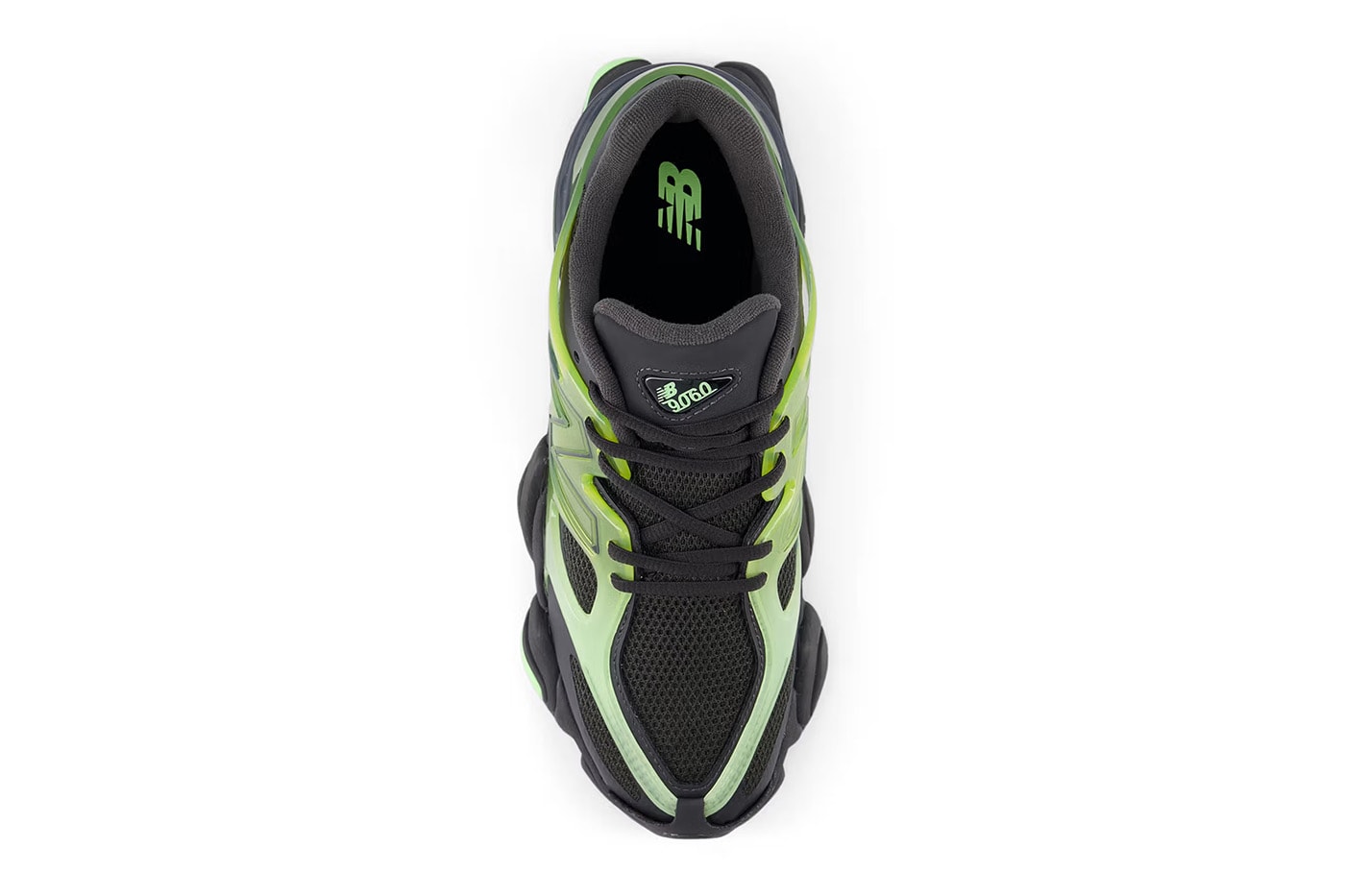 New Balance 9060 X Releases in Two Futuristic Colorways U9060IDG green/black U9060ISA silver black