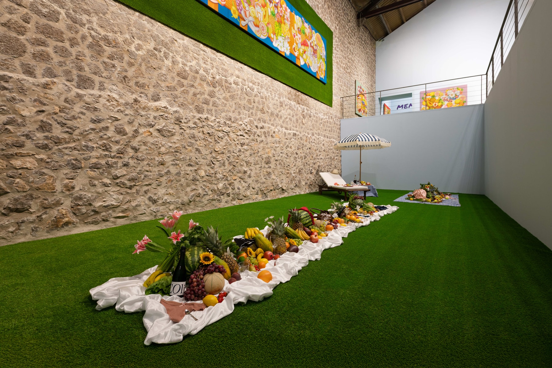 pedro pedro la nave salinas foundation picnic exhibition artwork paintings sculpture