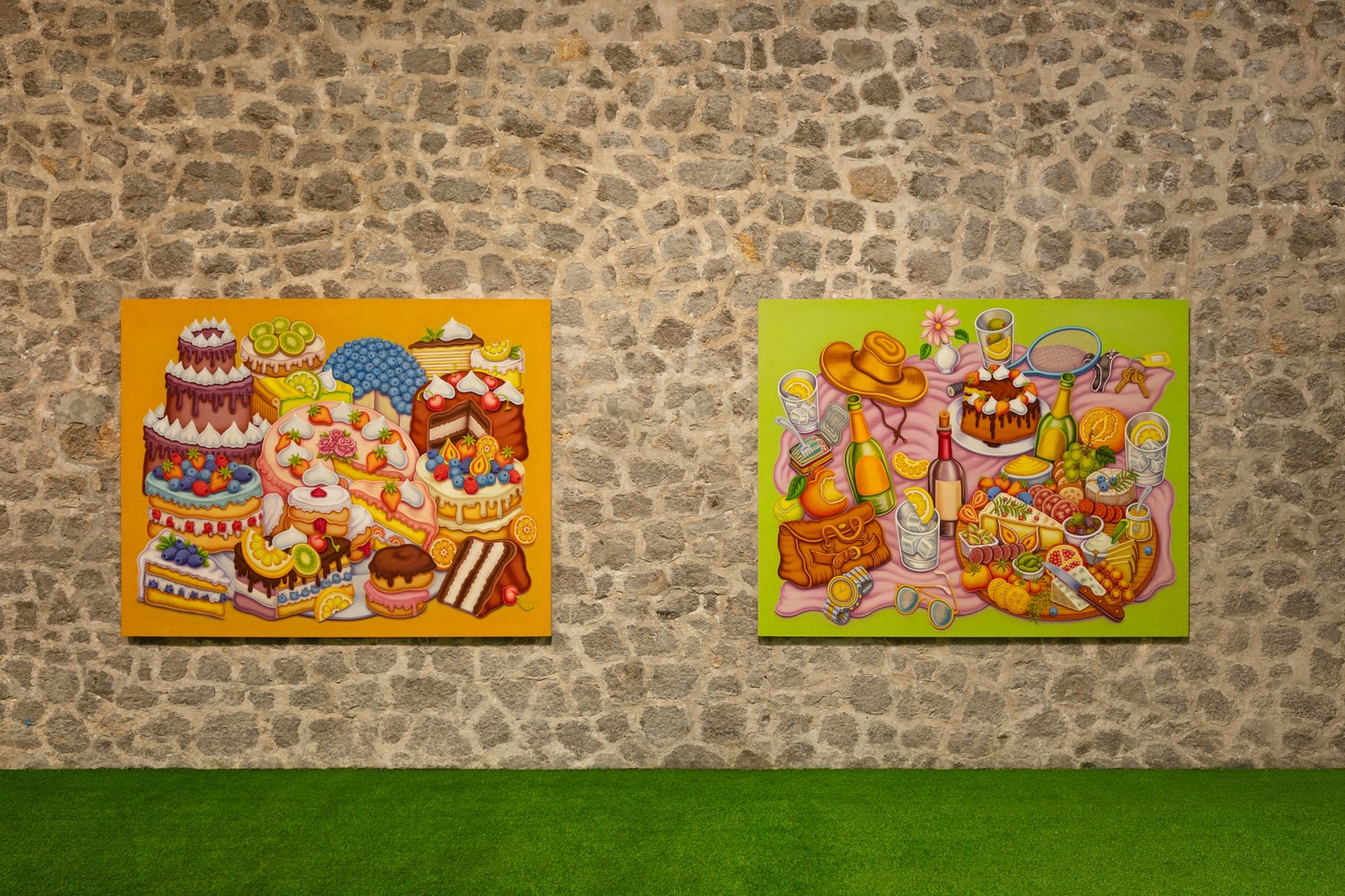 pedro pedro la nave salinas foundation picnic exhibition artwork paintings sculpture