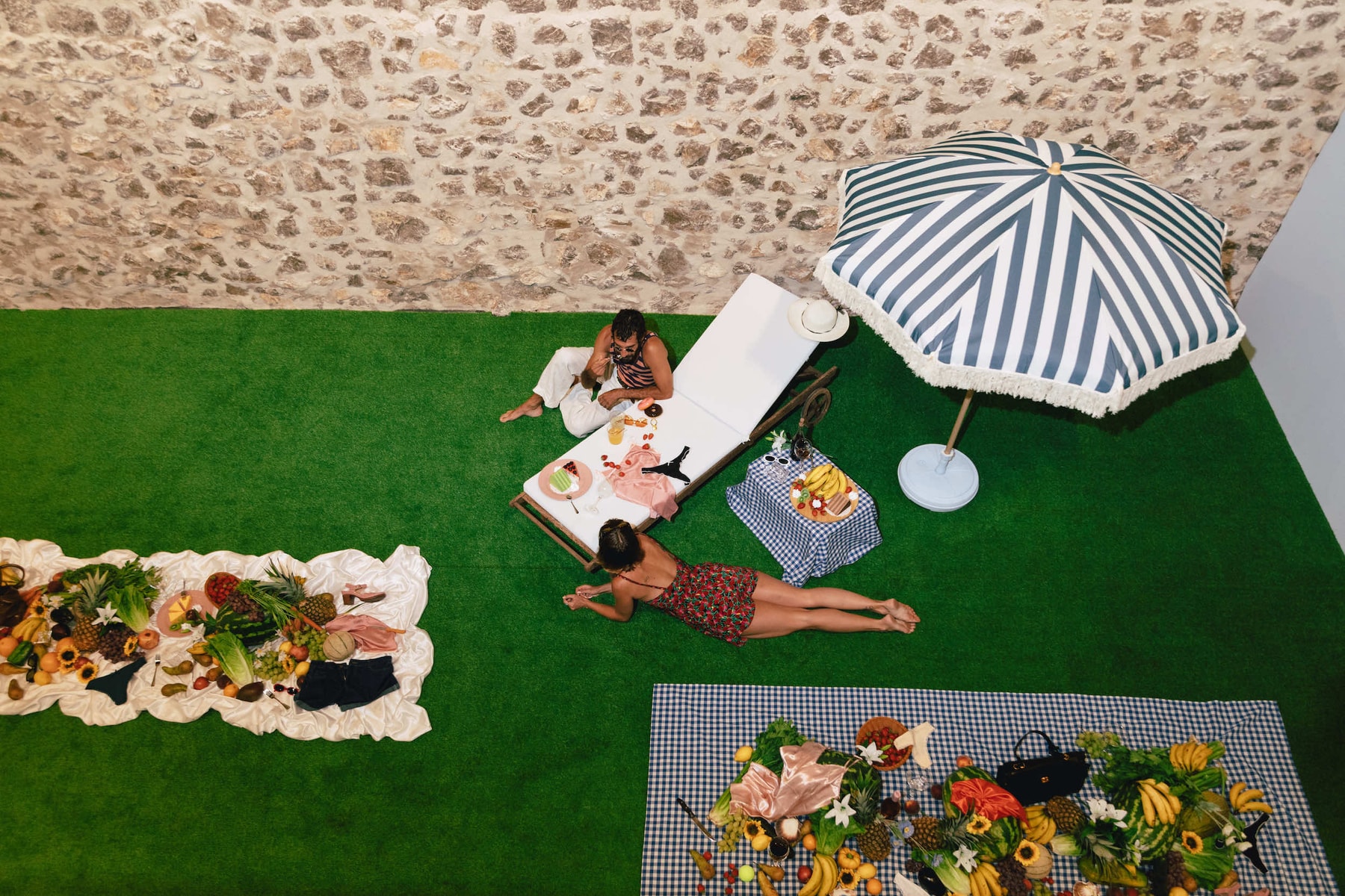 pedro pedro la nave salinas foundation picnic exhibition artwork paintings sculpture
