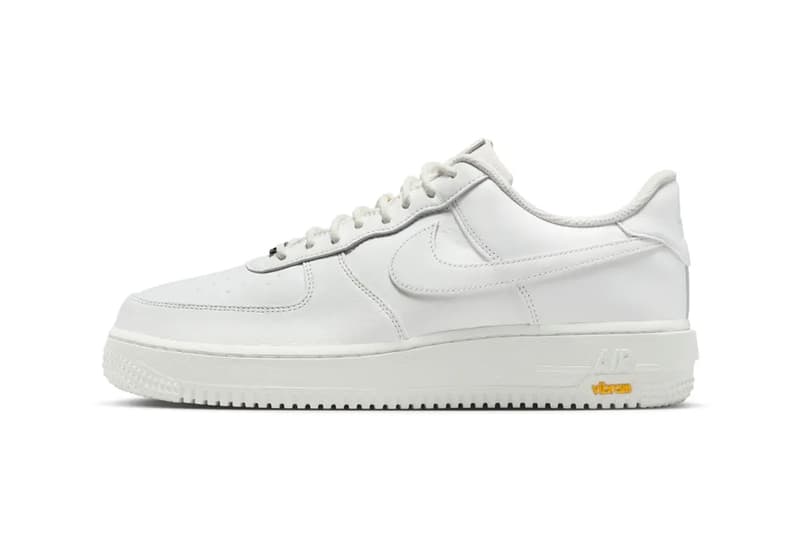 Official Look at Vibram x Nike Air Force 1 Low "Summit White" HV5953-100 Summit White/Eggshell-Velocity Yellow summer 2026 release info