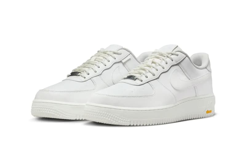 Official Look at Vibram x Nike Air Force 1 Low "Summit White" HV5953-100 Summit White/Eggshell-Velocity Yellow summer 2026 release info