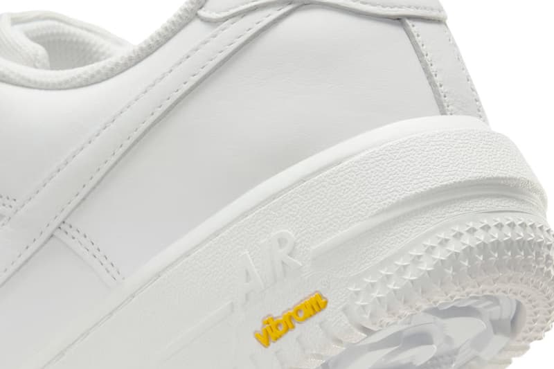 Official Look at Vibram x Nike Air Force 1 Low "Summit White" HV5953-100 Summit White/Eggshell-Velocity Yellow summer 2026 release info
