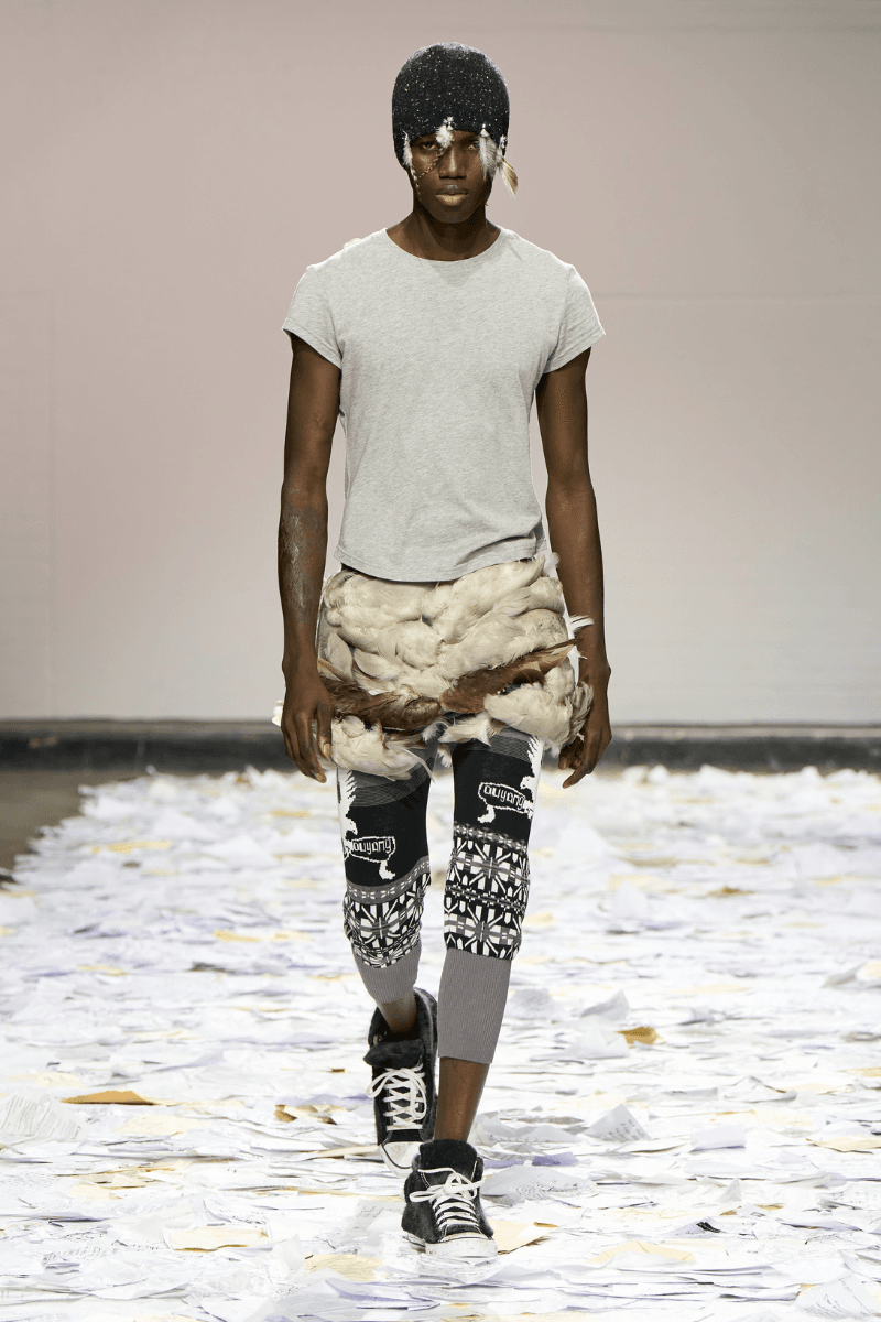 Oscar Ouyang Melds Folklore, Experimental Knits, and Streetwear for His SS26 LFW Debut Laura Weir, the British Fashion Council (BFC) 2025/26 BFC NEWGEN initiative.