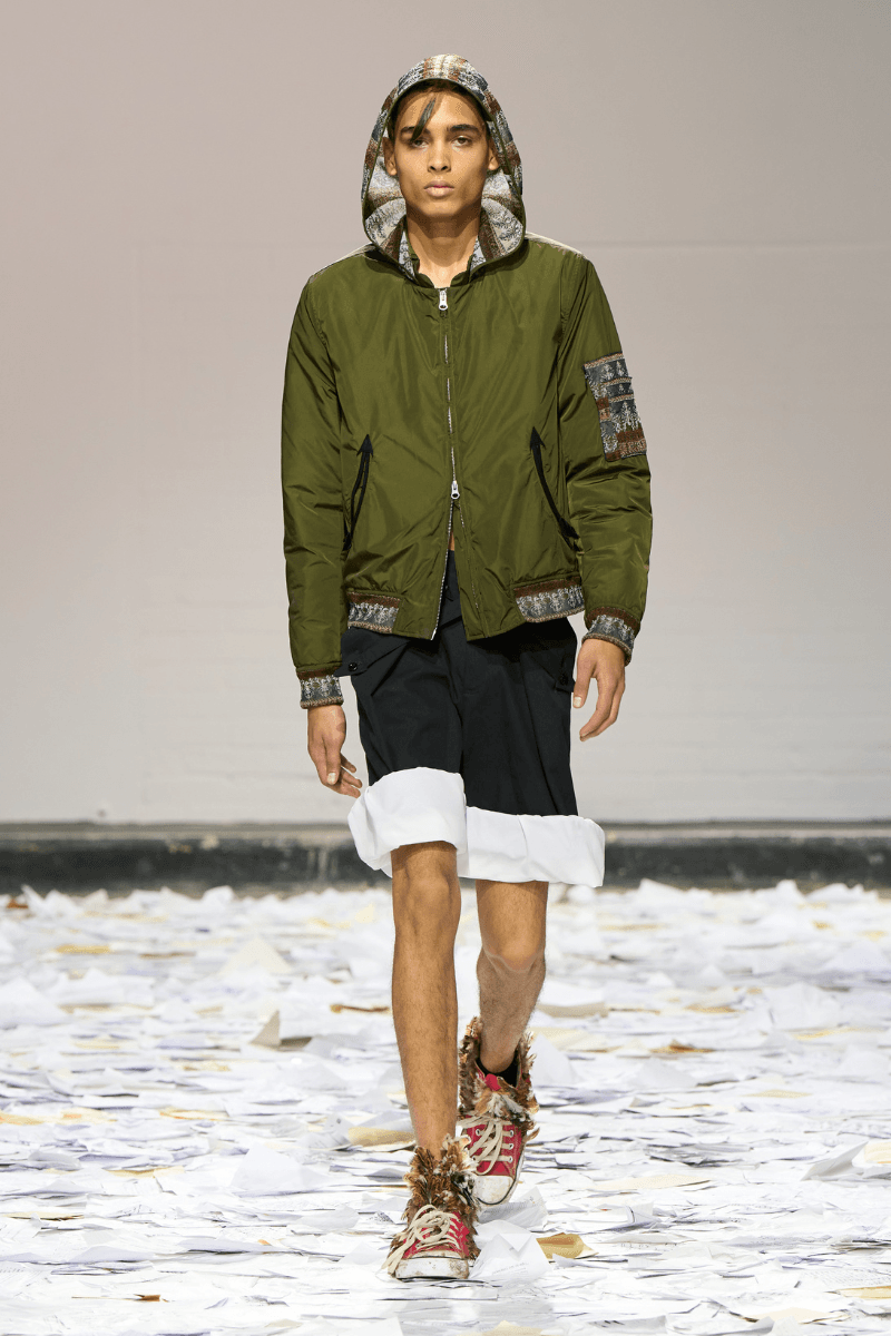 Oscar Ouyang Melds Folklore, Experimental Knits, and Streetwear for His SS26 LFW Debut Laura Weir, the British Fashion Council (BFC) 2025/26 BFC NEWGEN initiative.