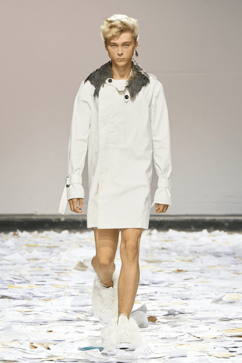 Oscar Ouyang Melds Folklore, Experimental Knits, and Streetwear for His SS26 LFW Debut Laura Weir, the British Fashion Council (BFC) 2025/26 BFC NEWGEN initiative.