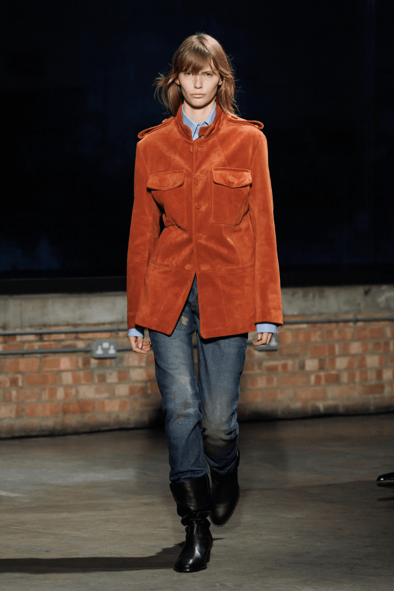 Aaron Esh Routs Back to Classical Menswear for SS26 Oval Space in Hackney London Fashion Week Katy England Savile Row tailor Charlie Allen