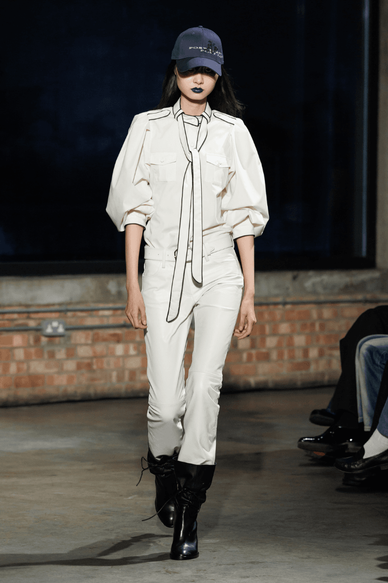 Aaron Esh Routs Back to Classical Menswear for SS26 Oval Space in Hackney London Fashion Week Katy England Savile Row tailor Charlie Allen