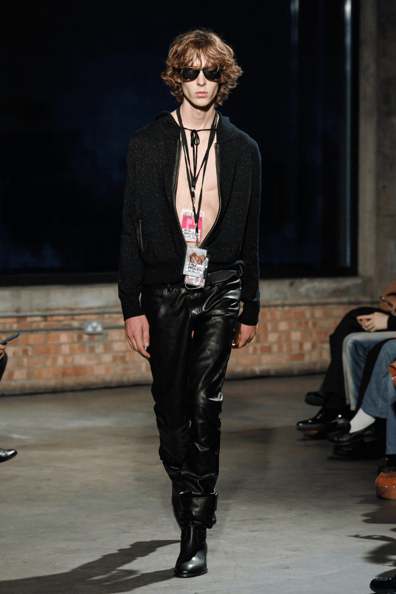 Aaron Esh Routs Back to Classical Menswear for SS26 Oval Space in Hackney London Fashion Week Katy England Savile Row tailor Charlie Allen