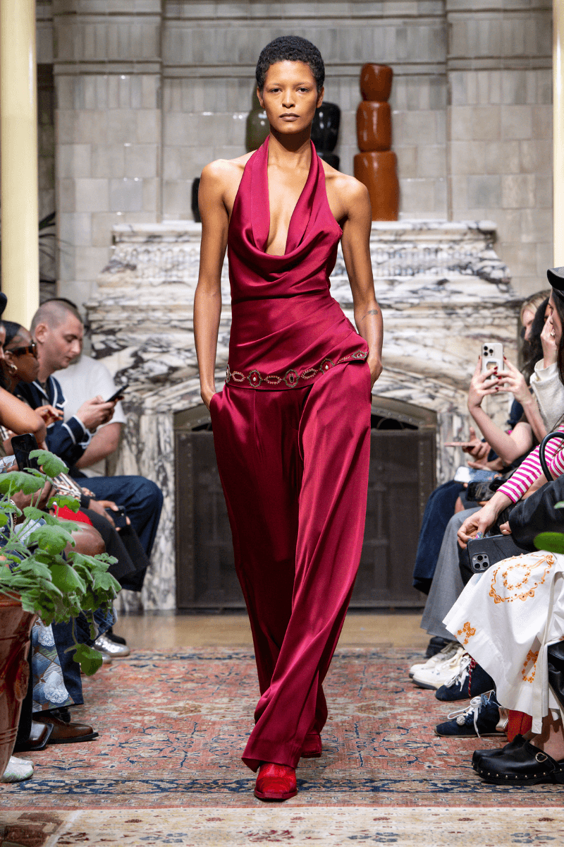Ahluwalia Makes a Restored Return to London Fashion Week for Spring/Summer 2026 London's NoMad Hotel Creative Director Priya Ahluwalia Indian miniature paintings