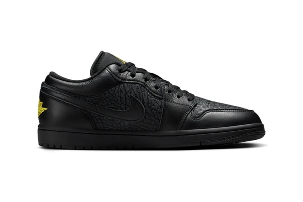 Air Jordan 1 Low Arrives in "Elephant Print/Black/Yellow" IM6568-010 release info swoosh nike jordan brand