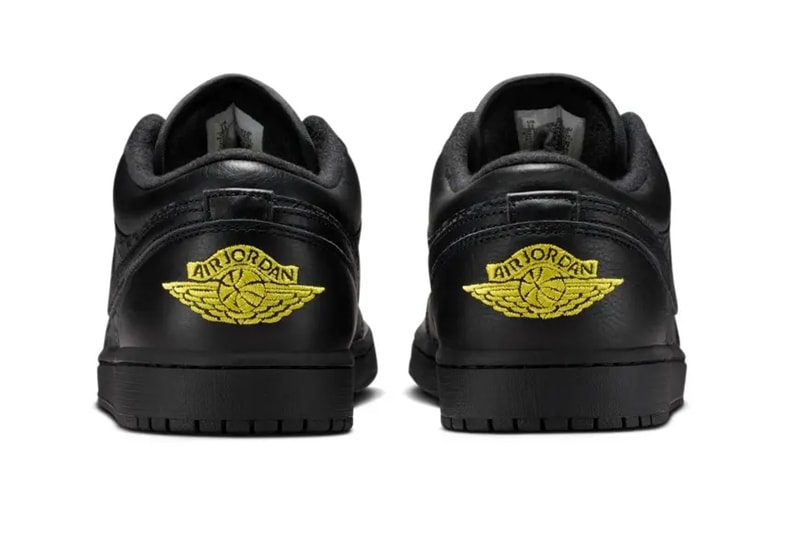 Air Jordan 1 Low Arrives in "Elephant Print/Black/Yellow" IM6568-010 release info swoosh nike jordan brand