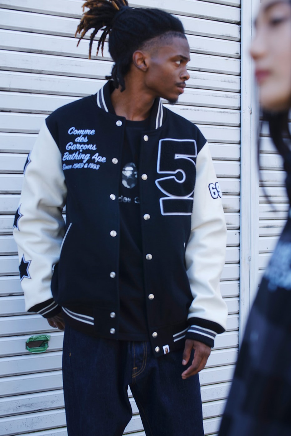 BAPE Drops New COMME des GARÇONS Osaka Collection varsity jacket plaid shirt hoodie camo osaka exclusive