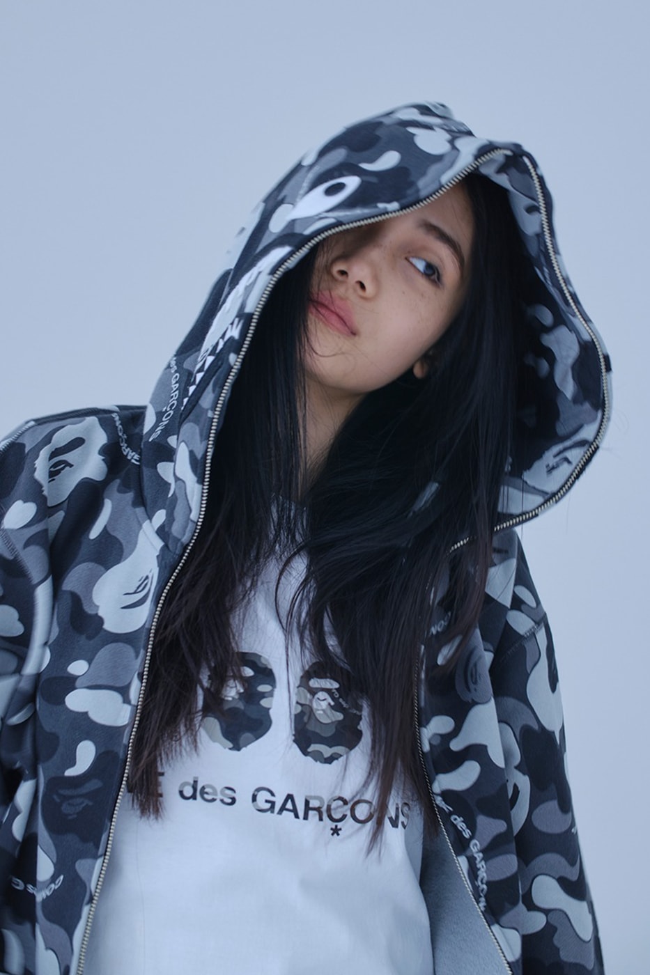 BAPE Drops New COMME des GARÇONS Osaka Collection varsity jacket plaid shirt hoodie camo osaka exclusive