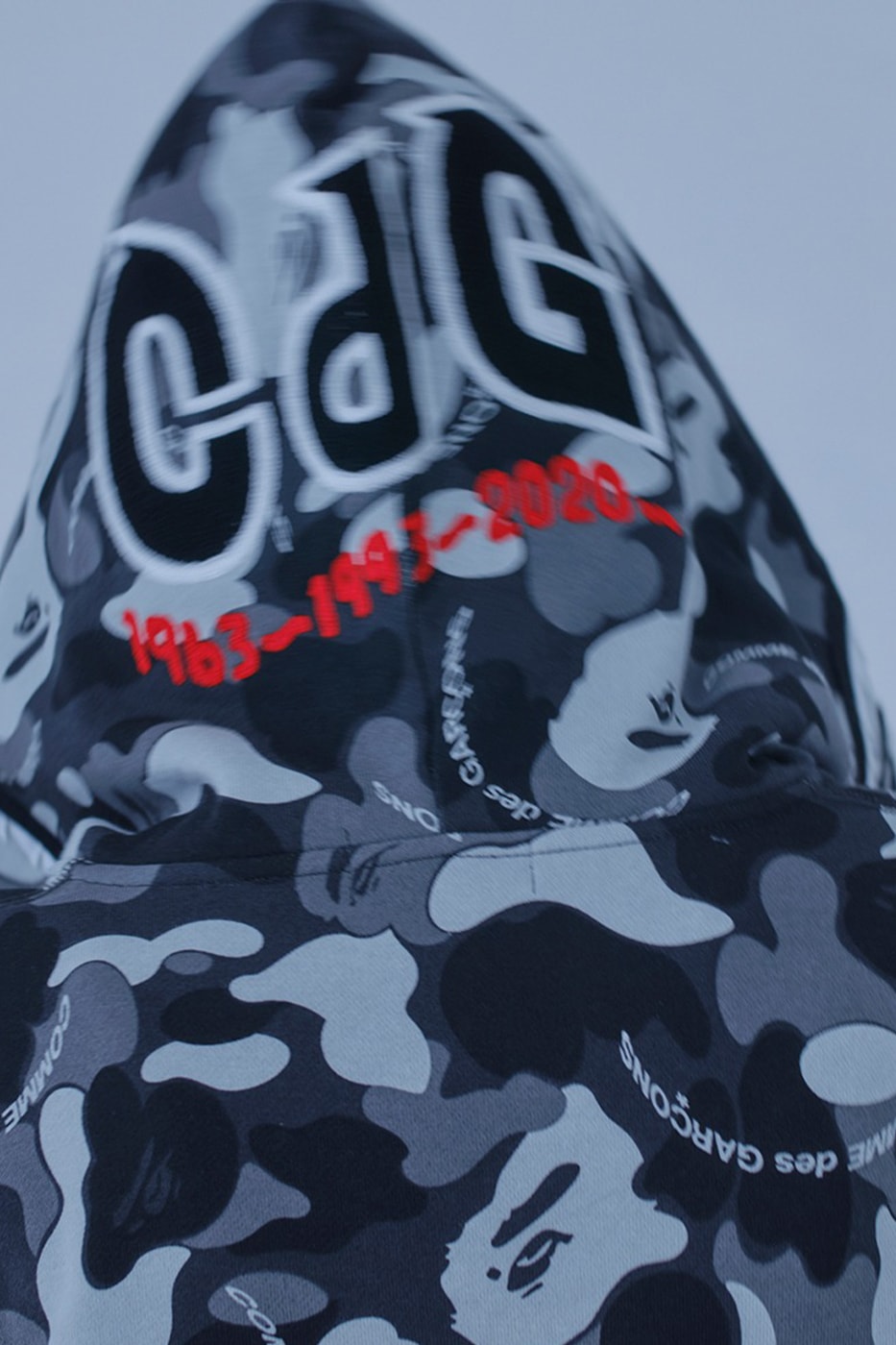 BAPE Drops New COMME des GARÇONS Osaka Collection varsity jacket plaid shirt hoodie camo osaka exclusive
