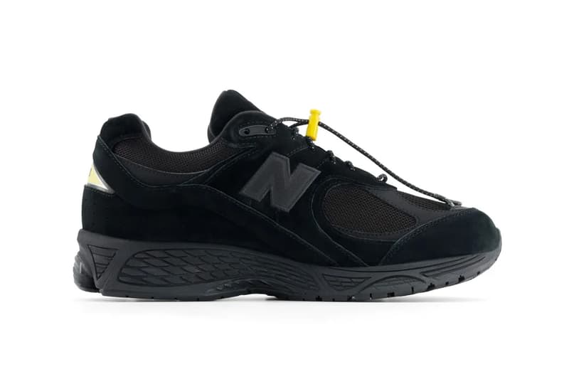 New Balance 2002R GORE-TEX Surfaces in "Black/Yellow" M2002RX3 black suede yellow toggle lacing