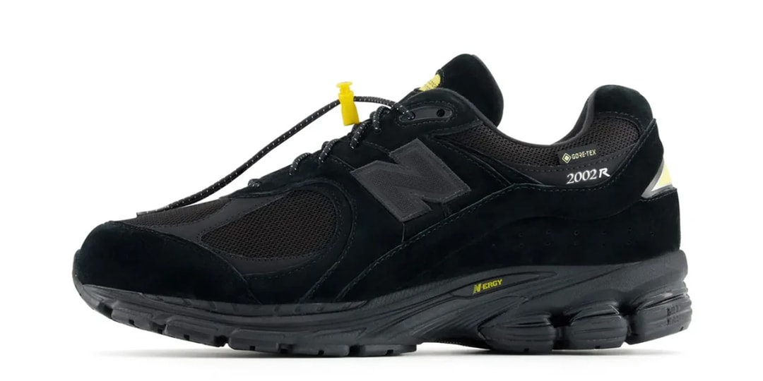 New Balance 2002R GORE-TEX Surfaces in "Black/Yellow"