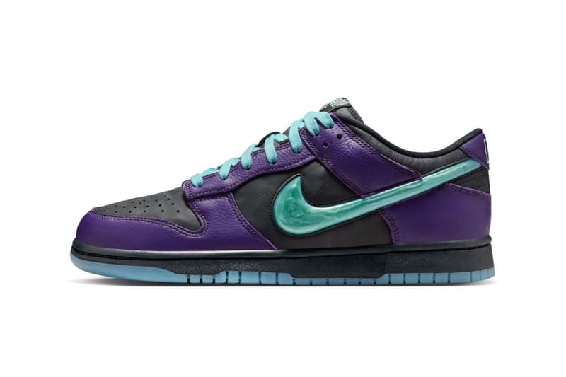 Official Look at the Nike Dunk Low "Wizard" Black/Grand Purple-Artisan Teal IB2267-001 holiday 2025 release info
