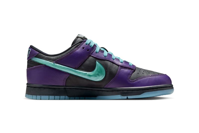 Official Look at the Nike Dunk Low "Wizard" Black/Grand Purple-Artisan Teal IB2267-001 holiday 2025 release info