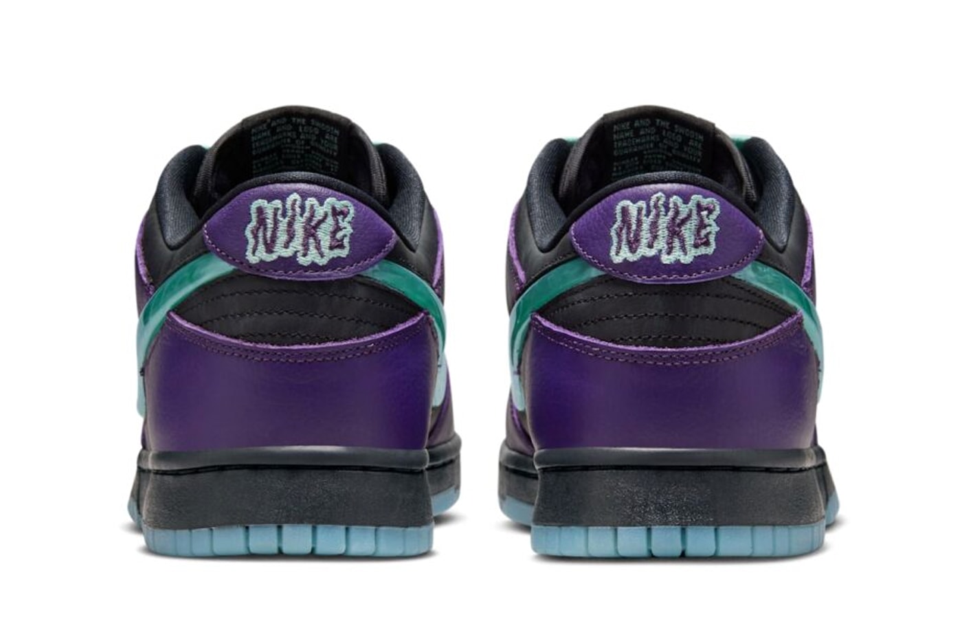 Official Look at the Nike Dunk Low "Wizard" Black/Grand Purple-Artisan Teal IB2267-001 holiday 2025 release info