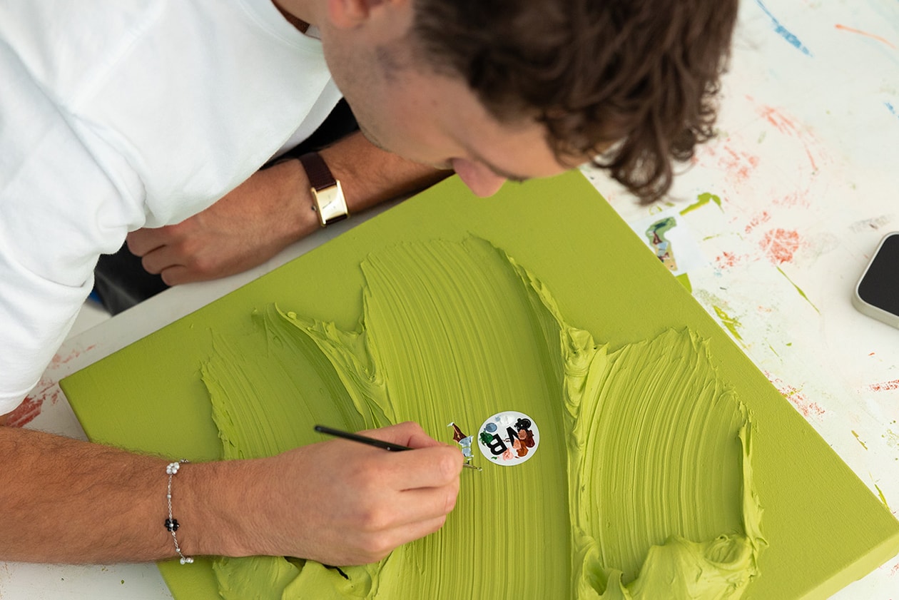 Werner Bronkhorst Malbon Golf artista collezione Ryder Cup intervista processo pittorico video Sudafrica Australia