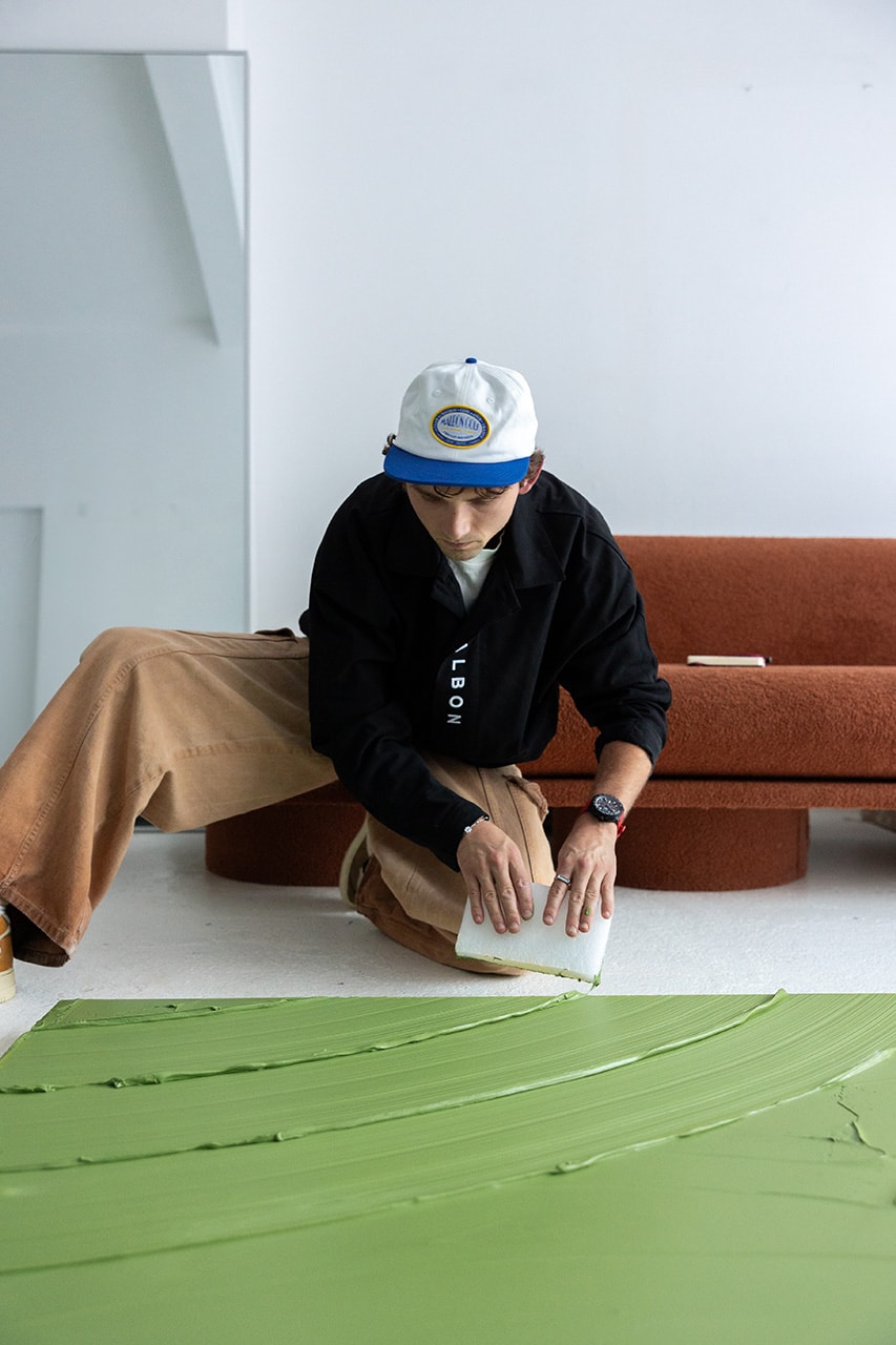 Werner Bronkhorst Malbon Golf artista collezione Ryder Cup intervista processo pittorico video Sudafrica Australia