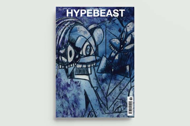 hypebeast magazine print issue 36 platinum cxm seventeen george condo comme des garcon asap nast auralee james blake ken carson justice