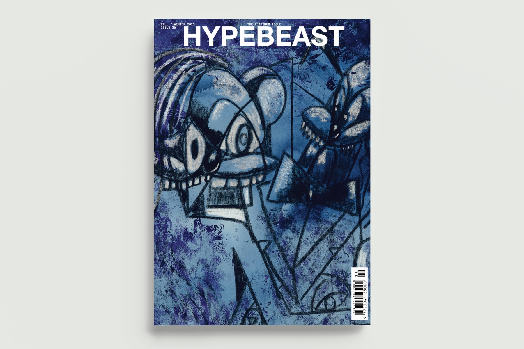 hypebeast magazine print issue 36 platinum cxm seventeen george condo comme des garcon asap nast auralee james blake ken carson justice
