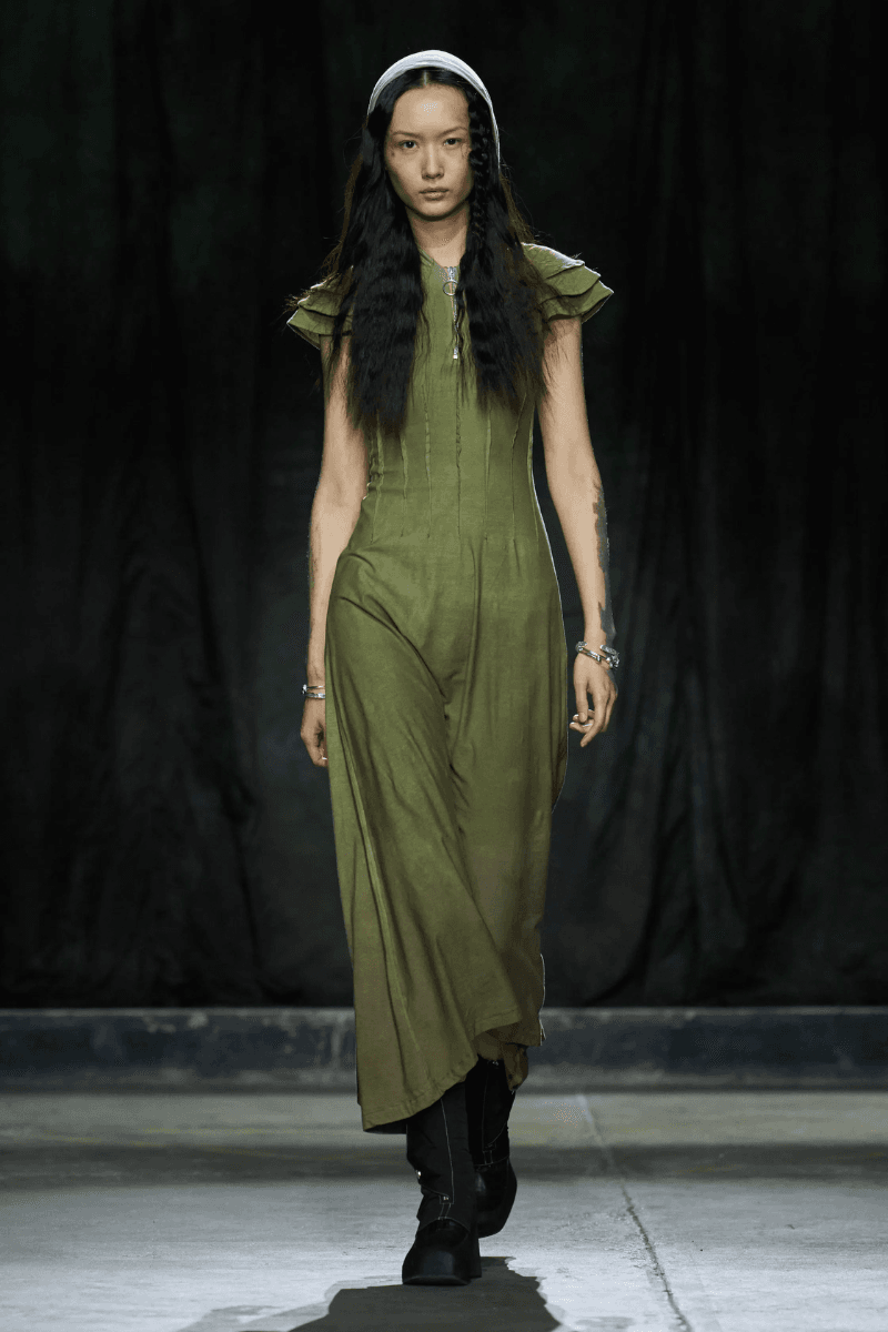 Charlie Constantinou Explores New Silhouettes and Darker Tones for SS26 London Fashion Week 