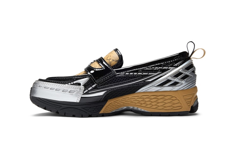 GANNI and New Balance Expand Sneaker Loafer Trend With Limited Edition 1906L Collaboration Releas Info snake print 