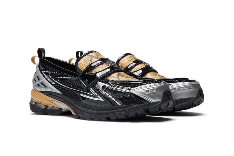GANNI and New Balance Expand Sneaker Loafer Trend With Limited Edition 1906L Collaboration Releas Info snake print 
