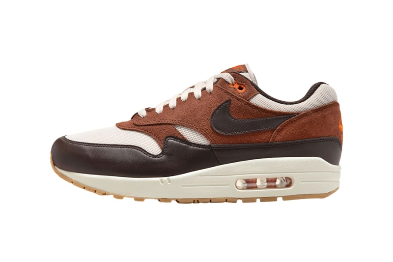 nike air max 1 fauna brown campfire orange FZ5808-108  release info