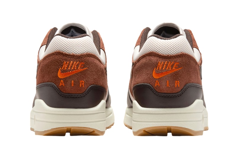 nike air max 1 fauna brown campfire orange FZ5808-108  release info