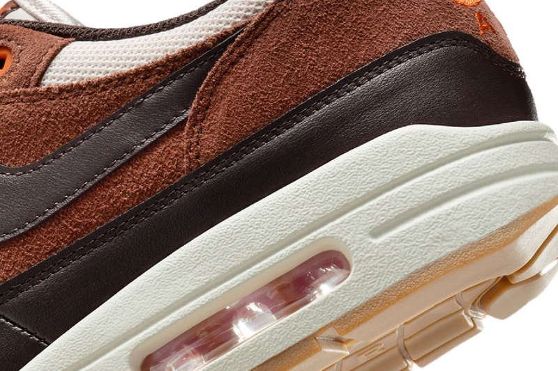 nike air max 1 fauna brown campfire orange FZ5808-108  release info