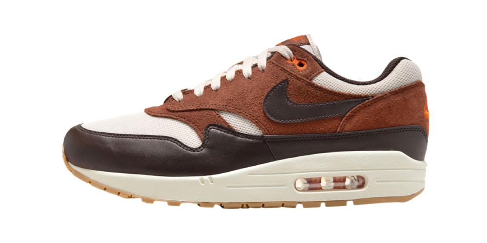 The Nike Air Max 1 “Fauna Brown/Campfire Orange” Is Ready for Thanksgiving