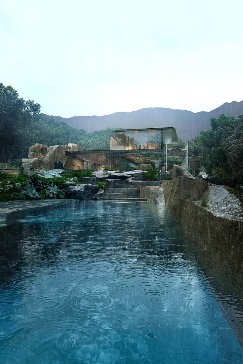 Atelier Jean Nouvel Designs Latest NOT A HOTEL: YAKUSHIMA unesco world heritage site kagoshima japan news cg renderings