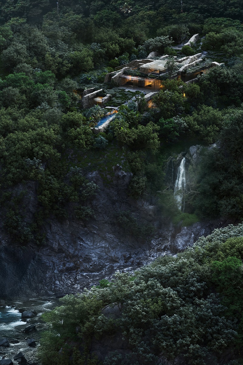 Atelier Jean Nouvel Designs Latest NOT A HOTEL: YAKUSHIMA unesco world heritage site kagoshima japan news cg renderings
