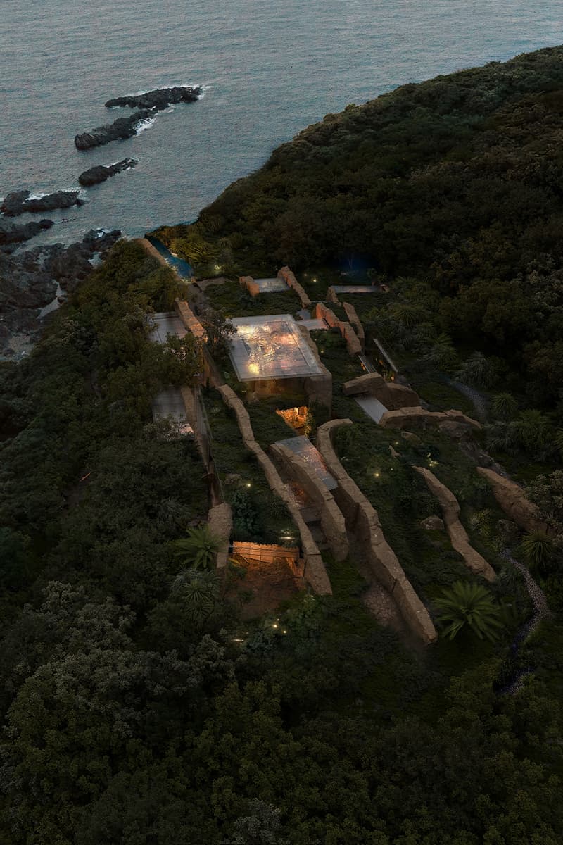Atelier Jean Nouvel Designs Latest NOT A HOTEL: YAKUSHIMA unesco world heritage site kagoshima japan news cg renderings