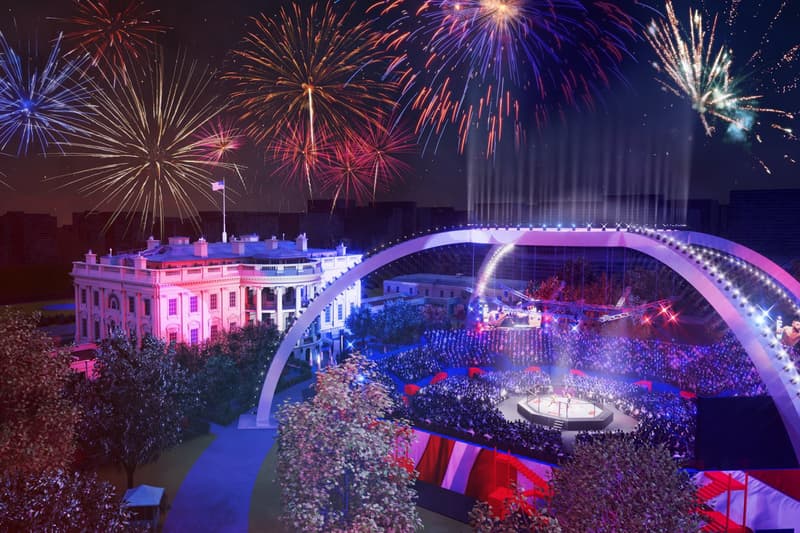 The White House Confirms UFC Arena To Be Built on Its Lawn rendering washington dc south lawn