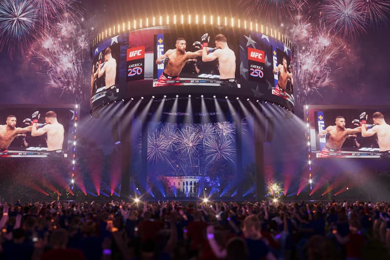 The White House Confirms UFC Arena To Be Built on Its Lawn rendering washington dc south lawn