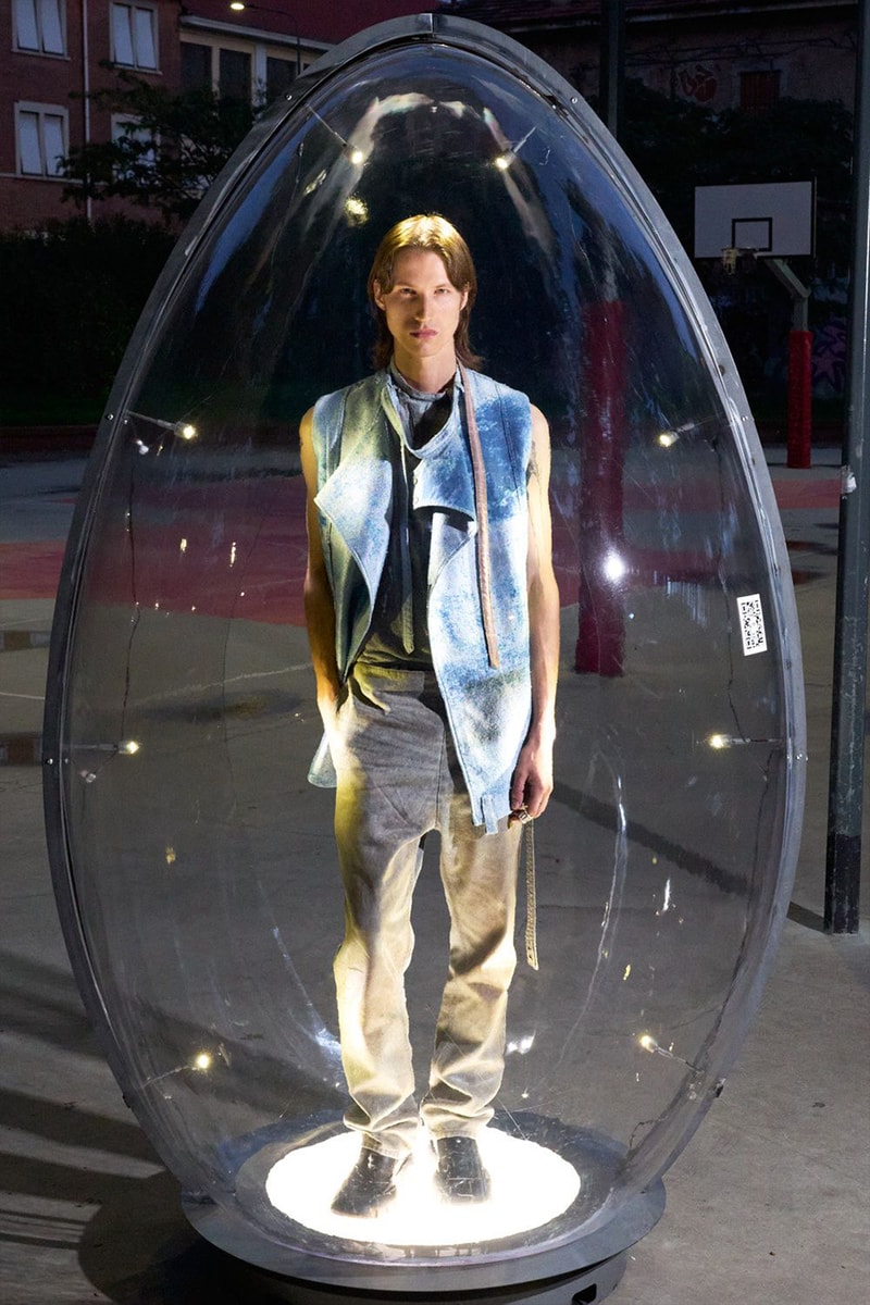 Diesel Spring/Summer 2026 Milan Fashion Week Glenn Martens runway lookbook hunt 